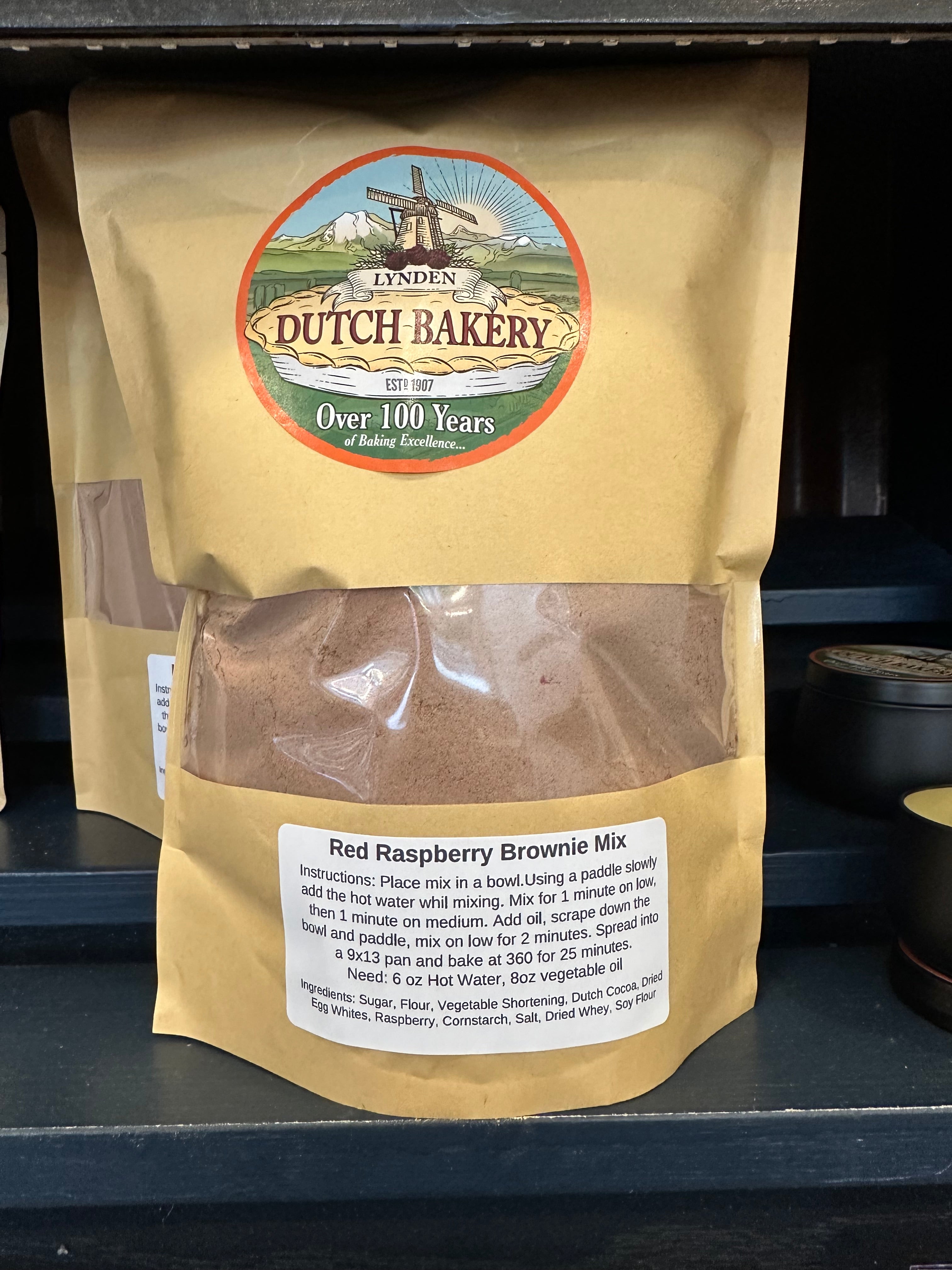 Red Raspberry Brownie Mix